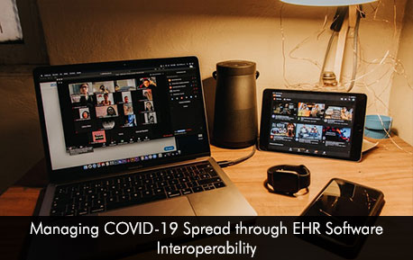 Managing COVID-19 Spread through EHR Software Interoperability