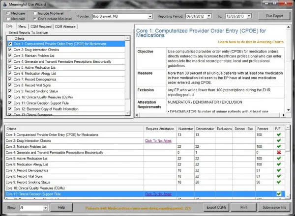 Amazing Charts EHR Software e-Priscribing (e-Rx) EMR Software.