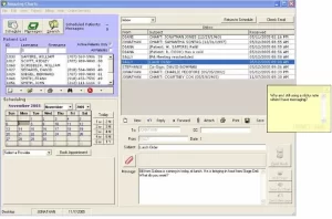 Amazing Charts EHR Software - Practice management software - scheduling Dashboard screenshot.