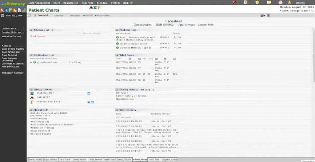 Greenway-Primesuite-EMR-Software- Software-Patient-Notes-Demo