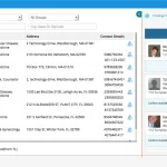 : Screenshot image of the eClinicalWorks EMR software showing the doctor finding and appointment booking interface.