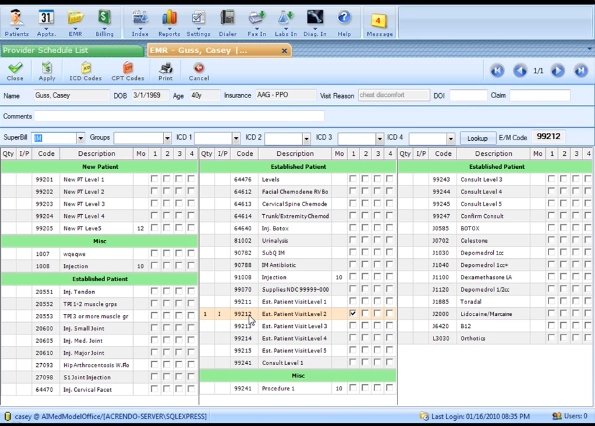 A.I. Med-EHR-Software-by-Acrendo-Software-Patients-list
