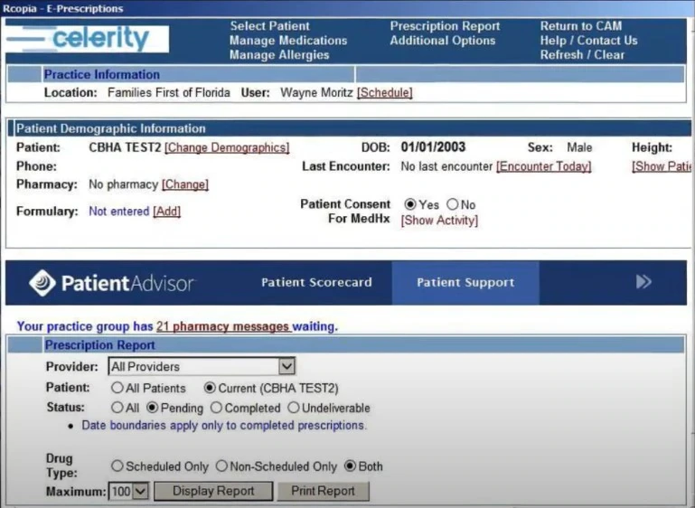 CAM-by-Celerity-EHR-Software-eprescriptions-Patient-Demographics