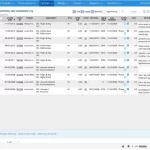 MaximEyes EMR software optical order list with RX instructions and order details dashboard.