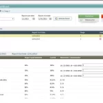 screenshot image of Panacea EMR software showing reporting quality metrics and tracking healthcare compliance