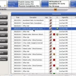 UroChart EHR software document lists and clinical summaries dashboard screenshot.