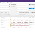 gGastro EMR software showing insurance eligibility verification and appointment scheduler dashboard.