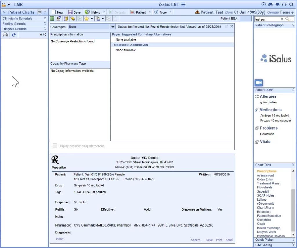 iSalus-EMR-System-e-prescribing
