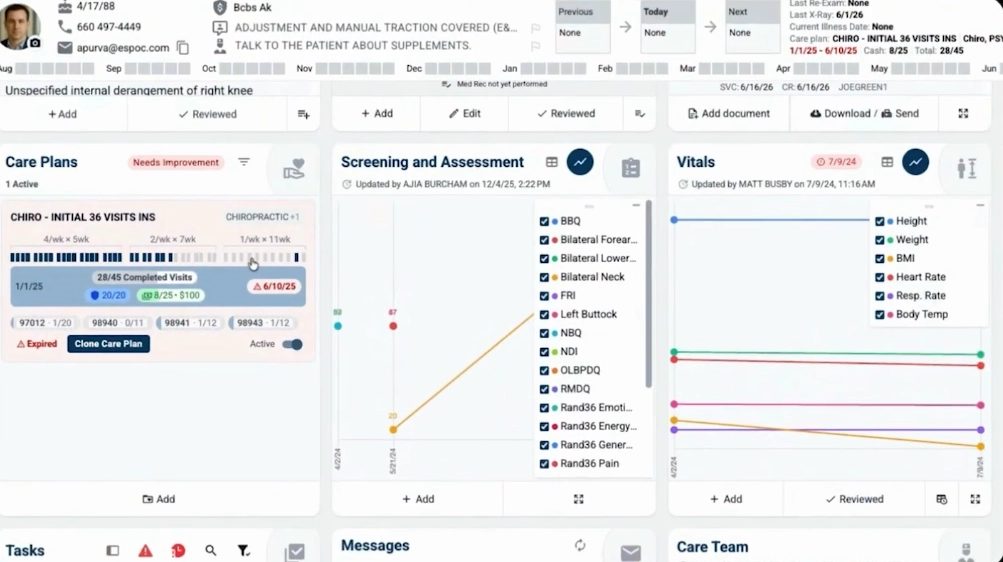 ClinicMind-EHR-Software-By-Affinity-Billing-Patient-Data