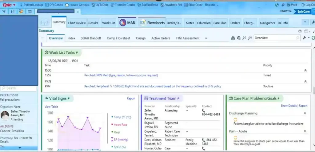 Epic EMR Software—Epic EHR Software—Demo Screenshot