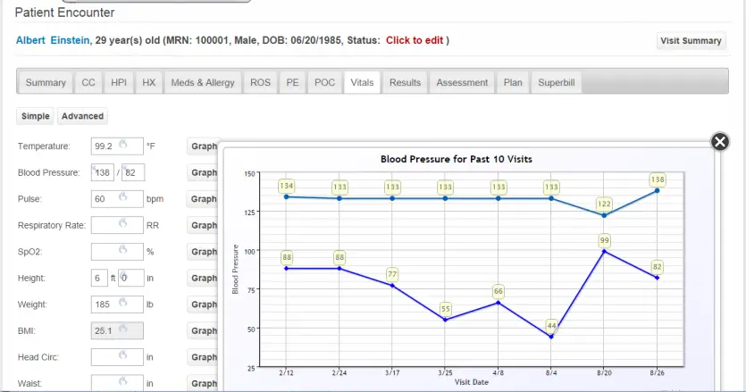 OneTouch-EMR-Practice-Management-Software-Patient-Visit-Summary-Demo