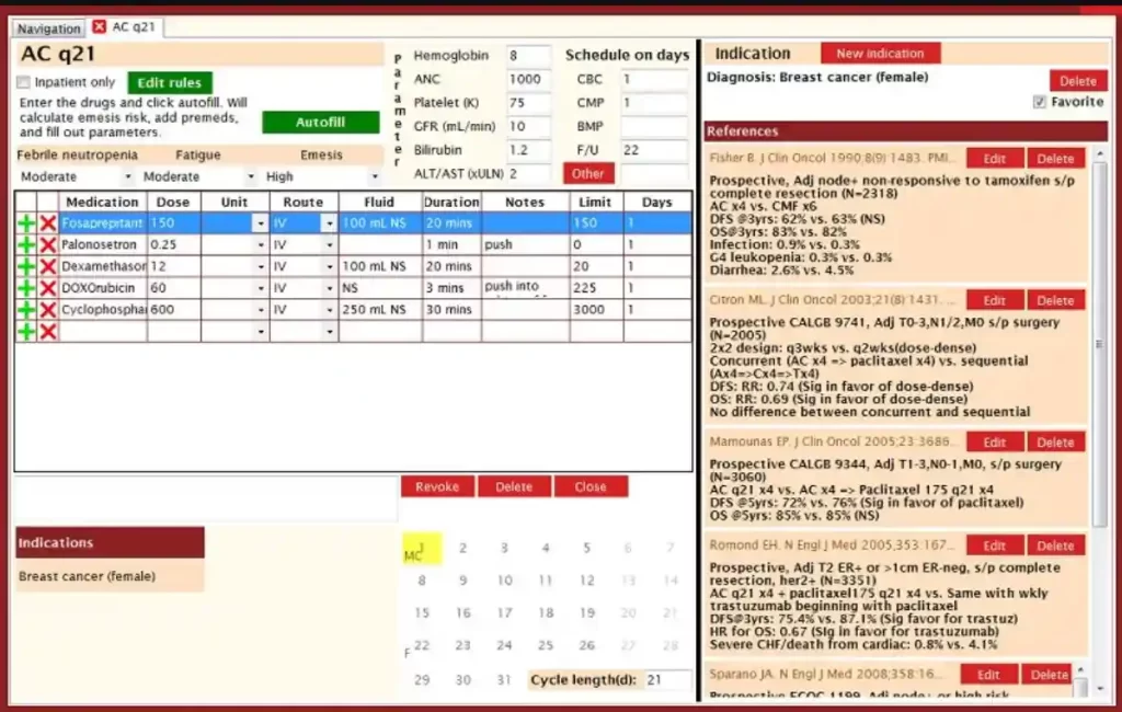 Altai Oncology Suite EMR EHR Software Edit Rules