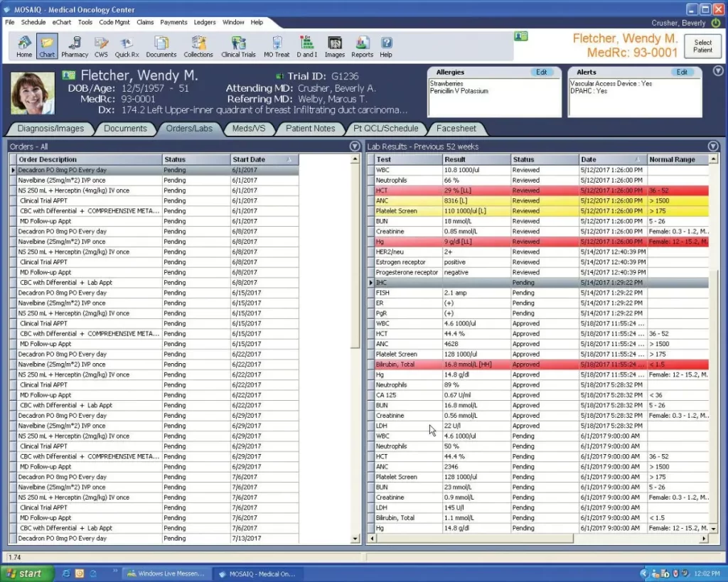 MOSAIQ-EMR-Software-oncology EHR Software