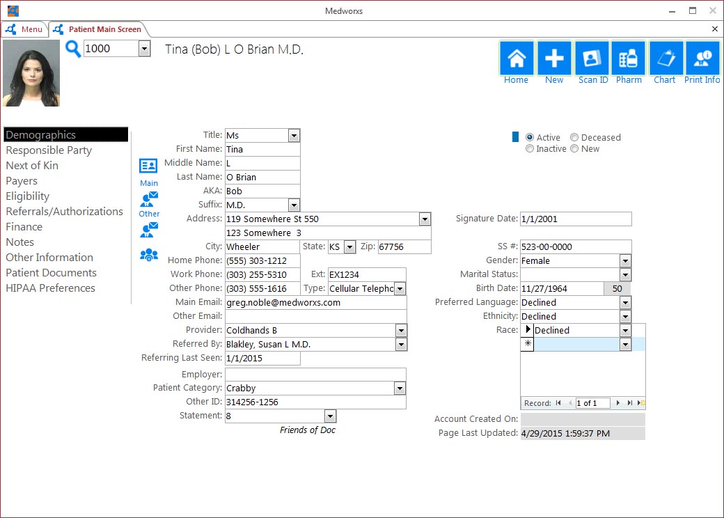 MedWorxs Evolution EHR Software EHR and Practice Management Software