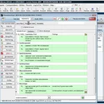 Office Practicum EHR software showing patient visit documentation and pediatric exam details.