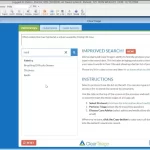 Office Practicum EHR software protocol lookup and patient communication dashboard.
