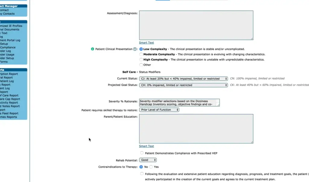 WebPT Physical Therapy Software demo