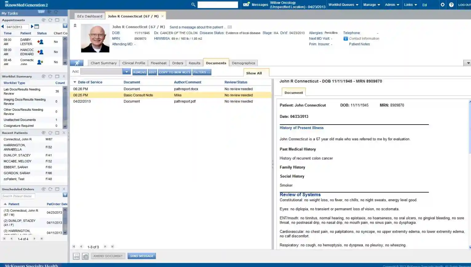 iKnowMed Generation 2 EHR Software By McKesson EHR and Practice Management Software