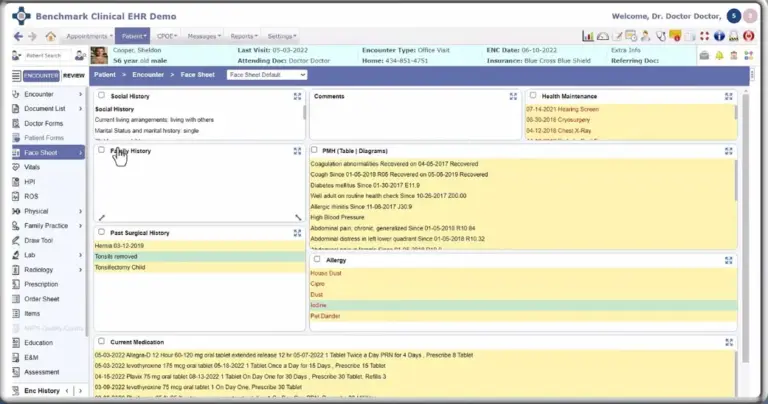 Benchmark-Clinical-EHR-Software
