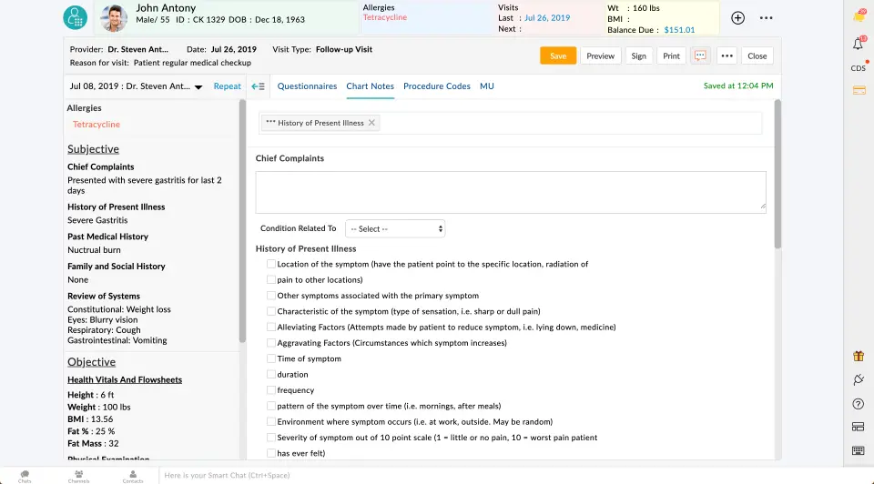 ChARM-EMR-Software-Patient-Encounter-Consultation-Demo