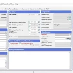 ClinicTracker Connect EHR software patient demographic intake form with referral and notes fields.