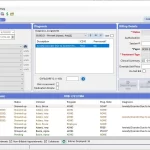 ClinicTracker EHR software showing patient appointment details, billing info, and diagnosis details.