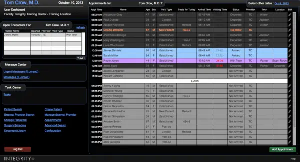 IntelleChart EMR Software - Practice Management (PM) software- Appointment scheduling software