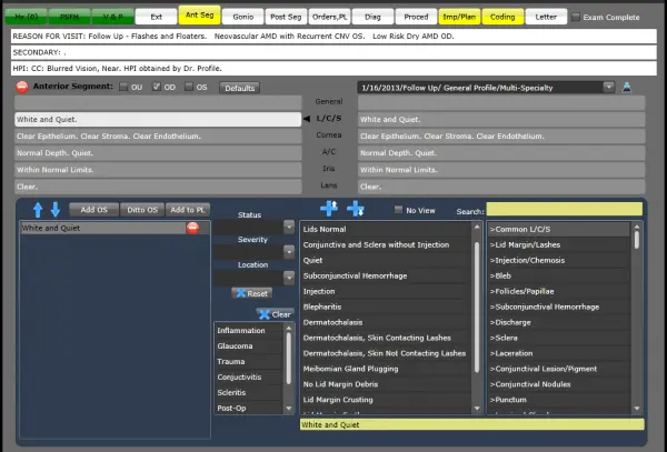 IntelleChart EMR Software - Practice Management (PM) software