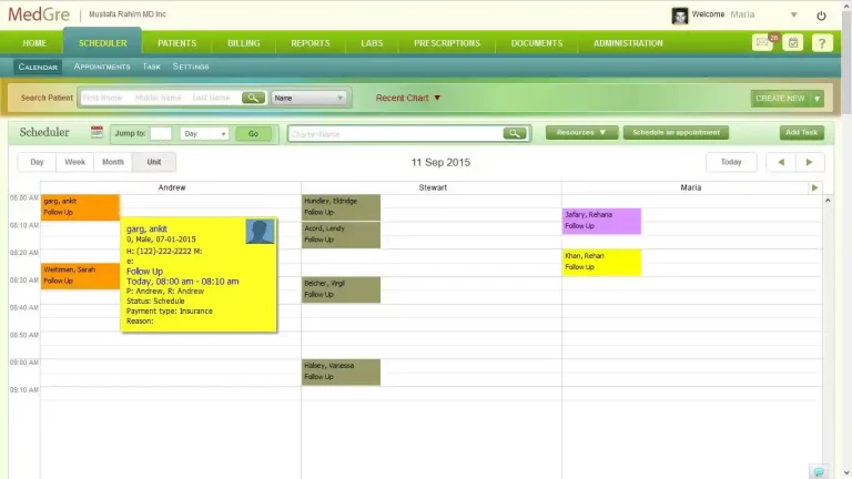 Medgre EHR Software and Practice Management Software demo