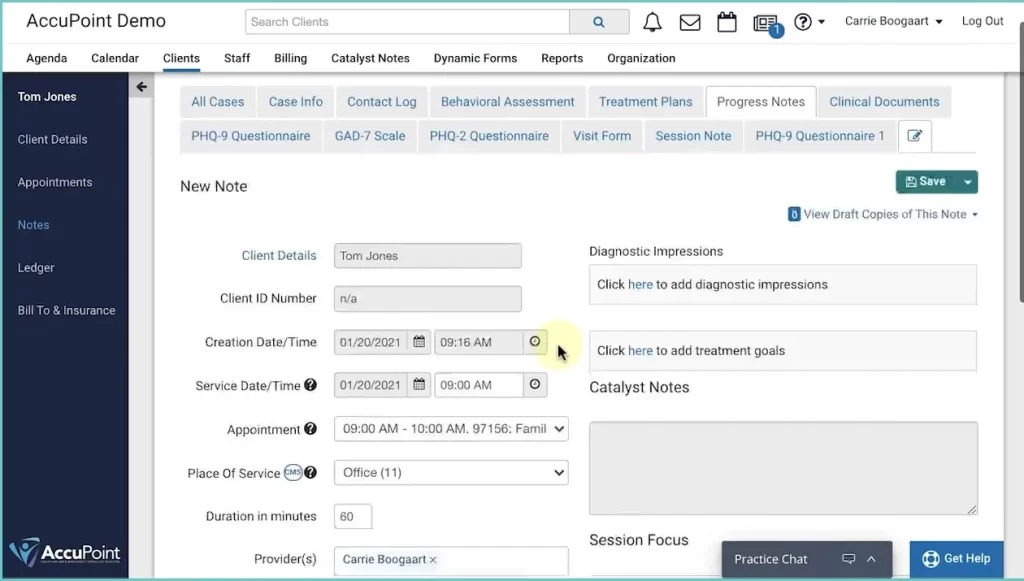 AccuPoint EMR Software - patient portal EHR Software