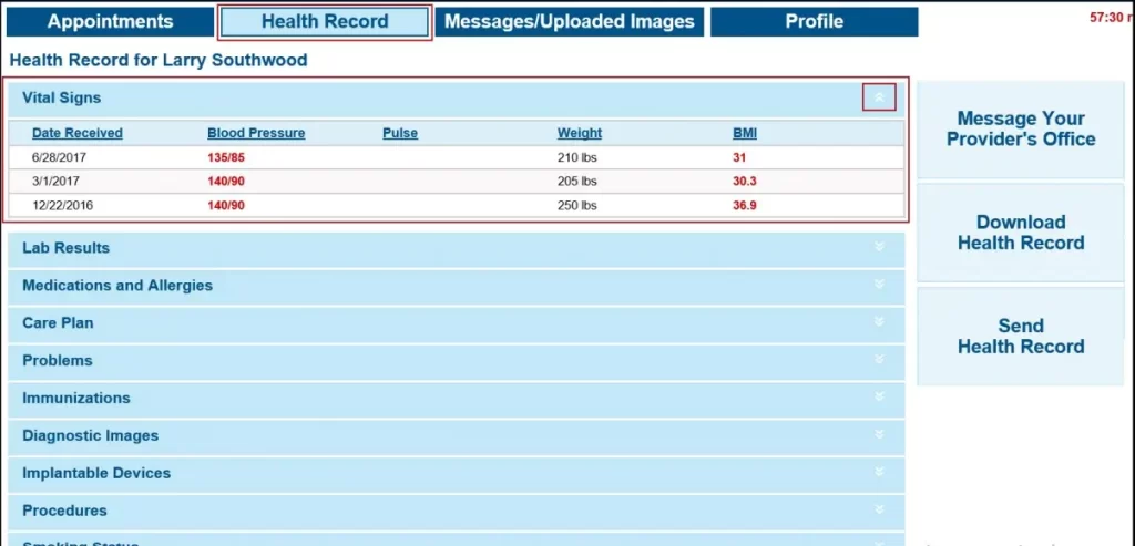 Acumen nEHR software-Practice management software-health record software.
