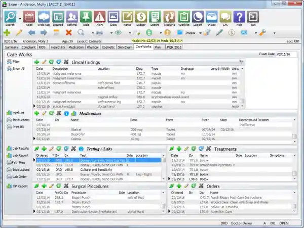Compulink Dermatology Advantage EMR Software-Demo