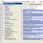 GEMMS ONE EHR software- practice management software- patient record dashboard screenshot.