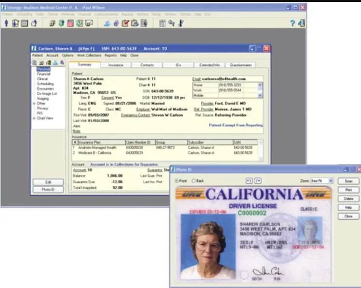 Intergy EHR EMR Practice Management Software Patient Portal