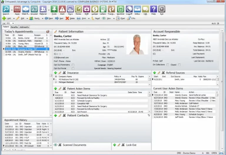 Compulink-Orthopedic-Advantage-EMR-Software-Demo