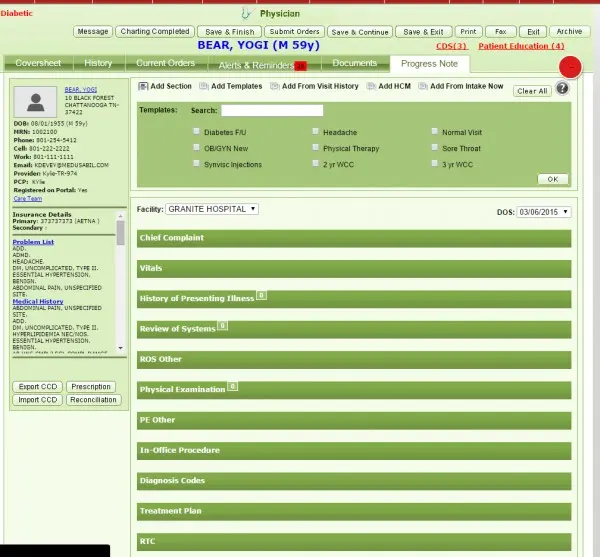 Med-Prime-EHR-Software progress notes