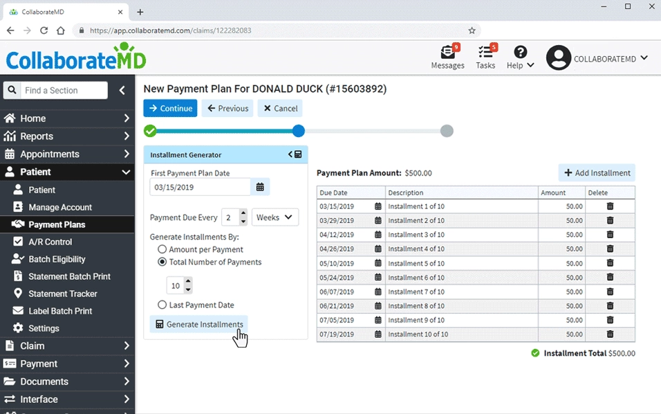 CollaborateMD-Medical-Billing-Software-Patient-Payment-Plans