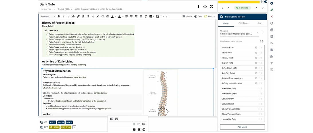 Genesis Chiropractic Software EHR and Practice Management Software