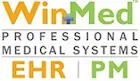 WinMed Professional Medical Systems logo with EHR and PM text