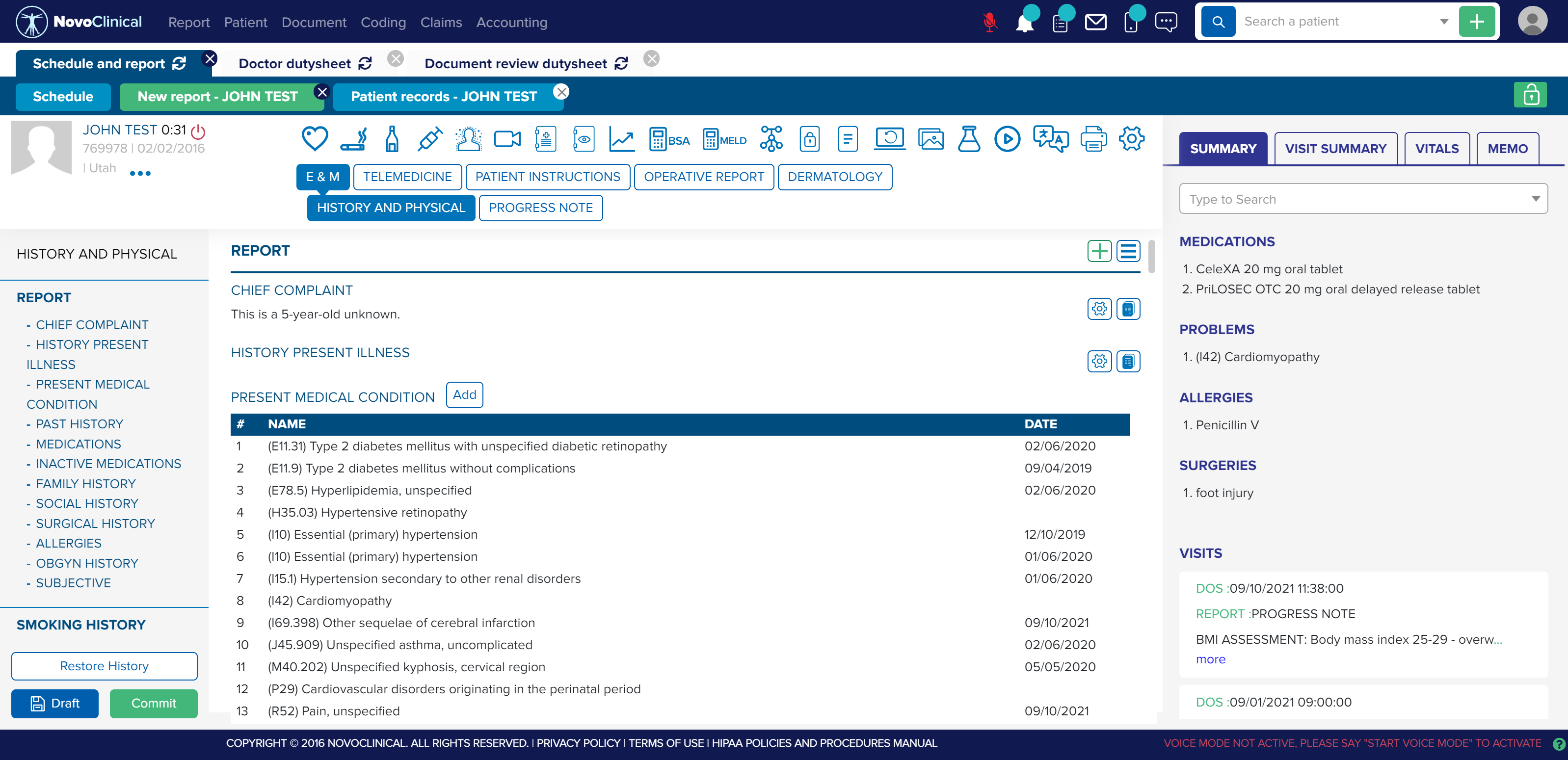 NovoClinical EHR Software EHR and Practice Management Software