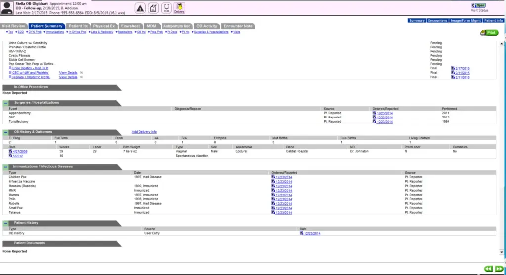 digiCharts-EMR-Software-Patient-Summary