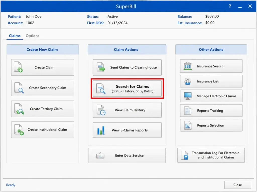 CPSI now known as TruBridge EMR software Claims dashboard
