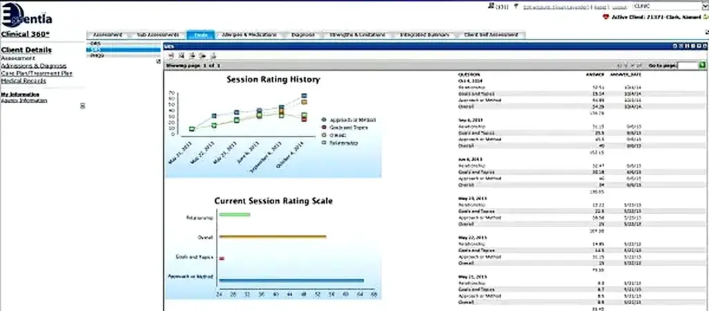 Essentia by Netsmart EHR Software clinical dashboard demo