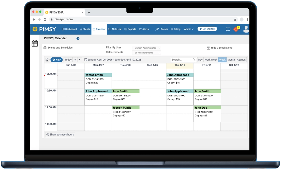 PIMSY EHR Software EHR and Practice Management Software