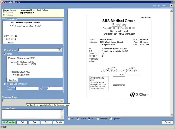 SRS Health (Nextech) EMR Software- PM Software.