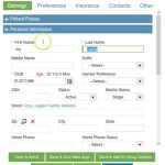 EHR YOUR WAY EMR Software Patient Appointment dashboard screenshot.