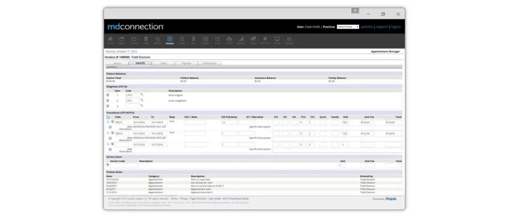 MDConnection-PM-and-Billing-Services-EMR-Software-Demo