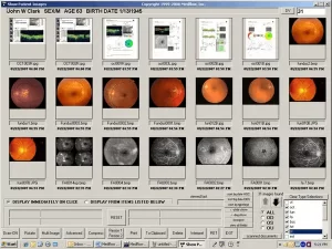 Medflow-EMR Software Ophthalmology EHR Software dashboard screenshot.