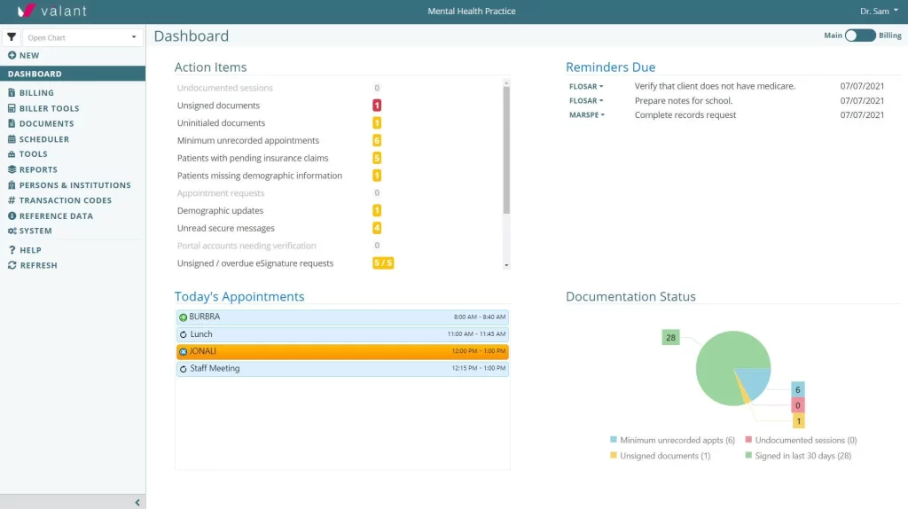 Valant-EMR-and-Practice-Management-Software-Dashboard