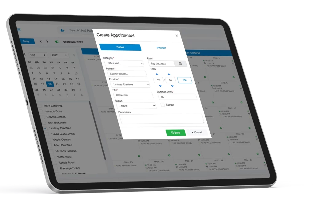 chirospring-emr-system-appointment-booking